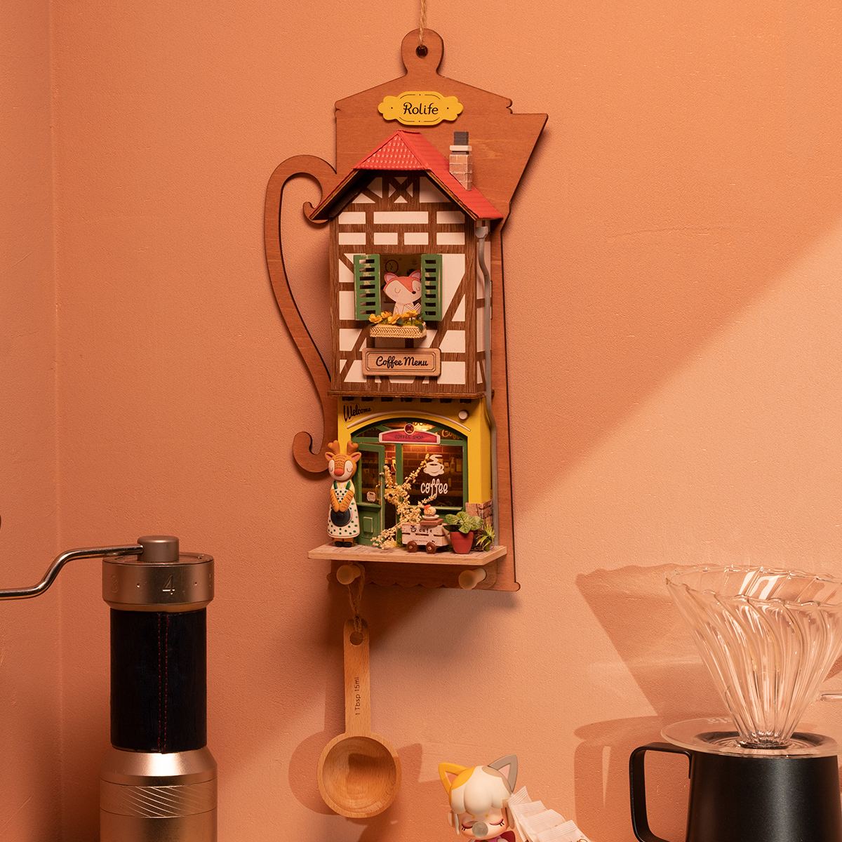 Lazy Coffee House Decoration Kit