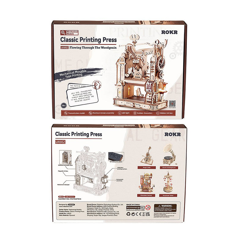 Classic Printing Press Kit
