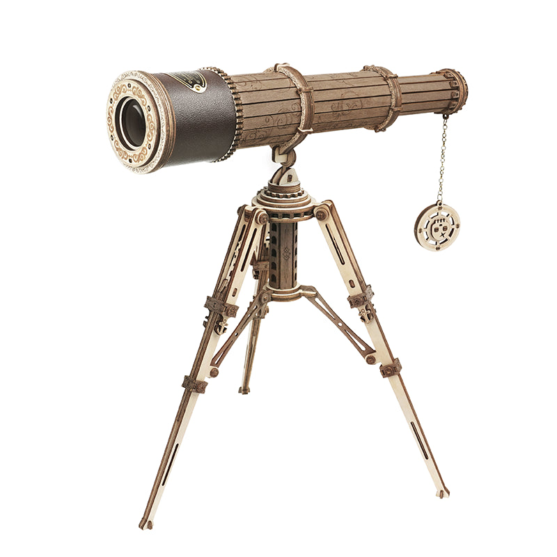 Monocular Wooden Telescope Kit