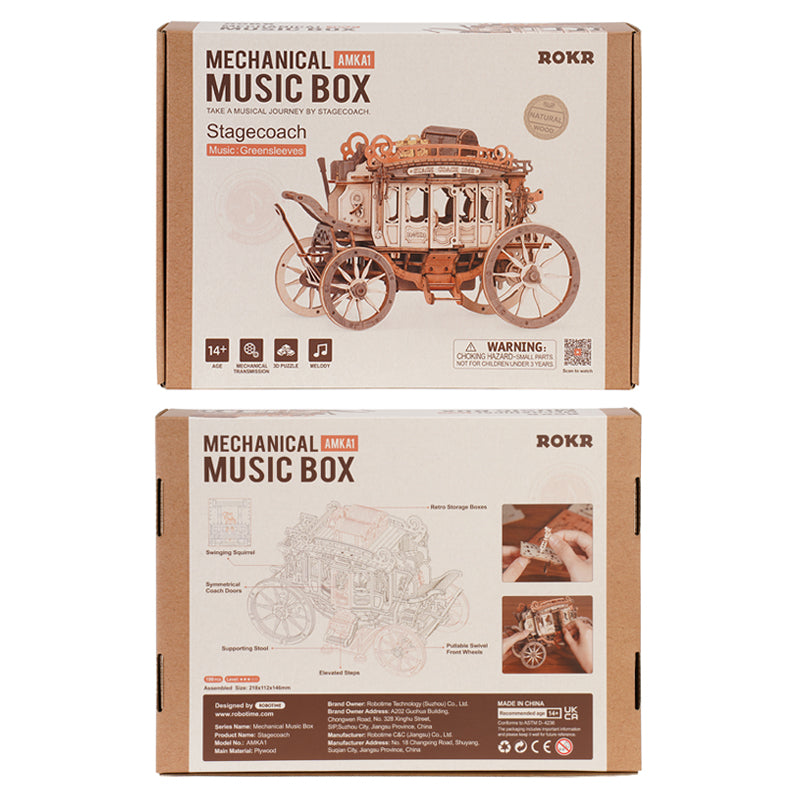 Stagecoach - Mechanical Music Box Kit