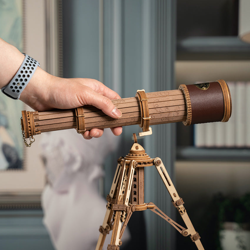 Monocular Wooden Telescope Kit