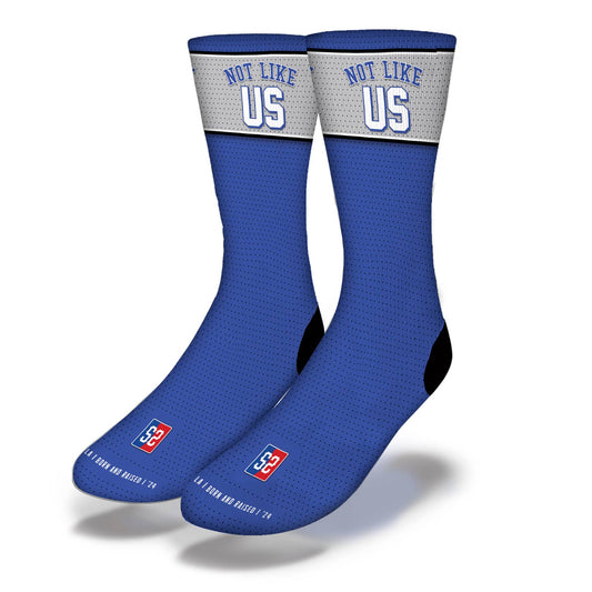 Not Like Us Dodger Socks