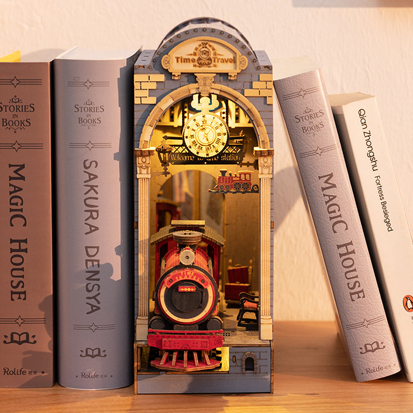 Time Travel Train Book Nook Kit
