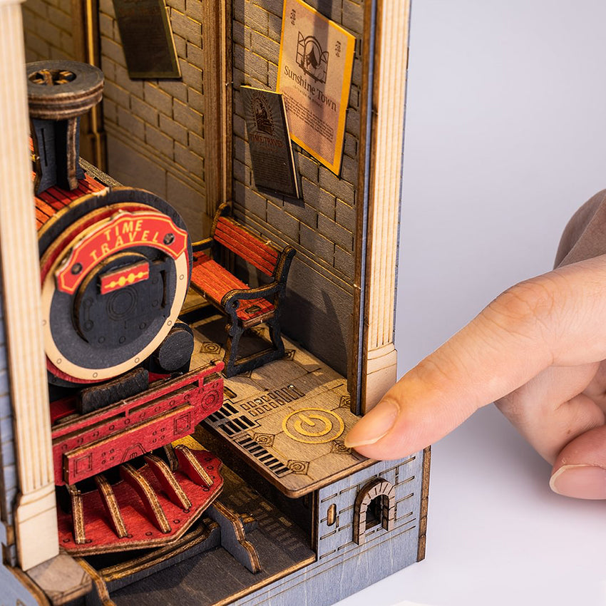 Time Travel Train Book Nook Kit