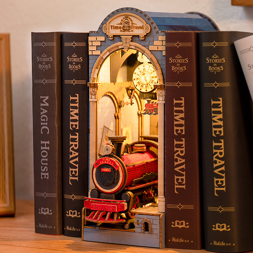 Time Travel Train Book Nook Kit