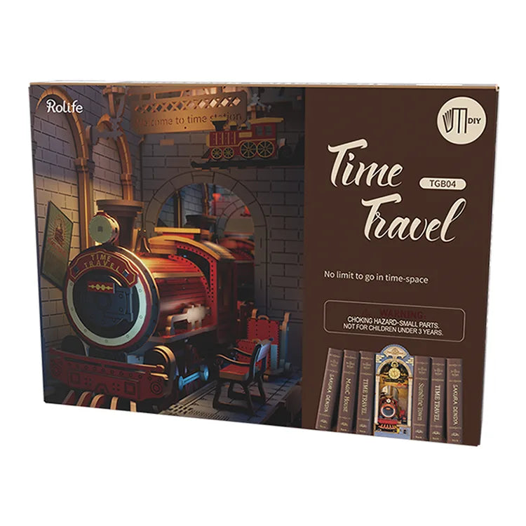 Time Travel Train Book Nook Kit