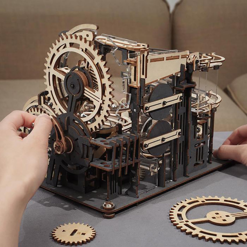 Marble Night City - Wooden Mechanical 3D Puzzle