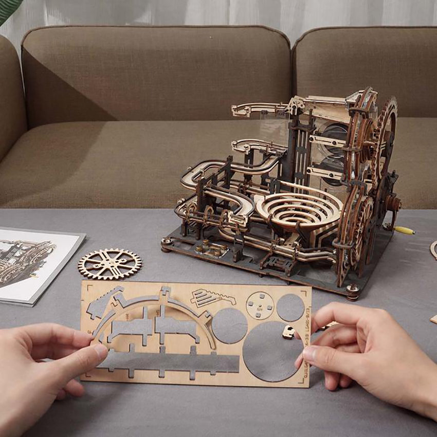 Marble Night City - Wooden Mechanical 3D Puzzle