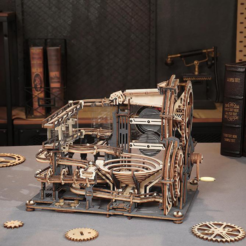 Marble Night City - Wooden Mechanical 3D Puzzle